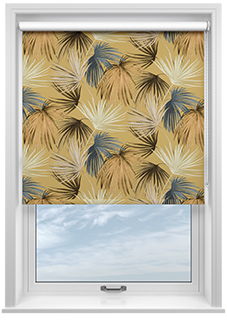 Azumi, Yellow Rays - Twist&Fit Roller Blind